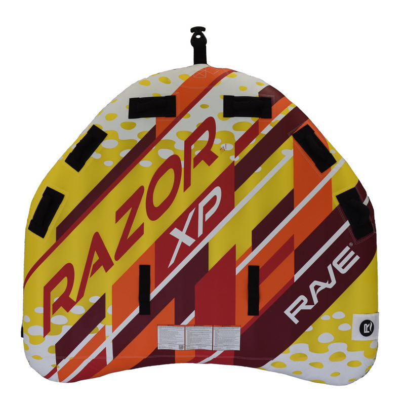 RAVE Sports Razor XP™ Boat Towable Tube - Red & Yellow_1