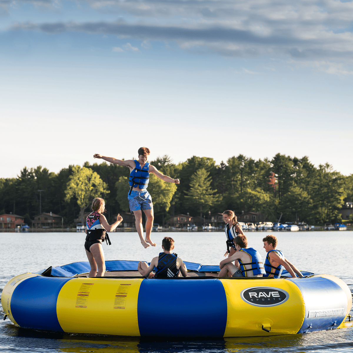 Water Trampolines Large Inflatable Water Rafts RAVE Sports