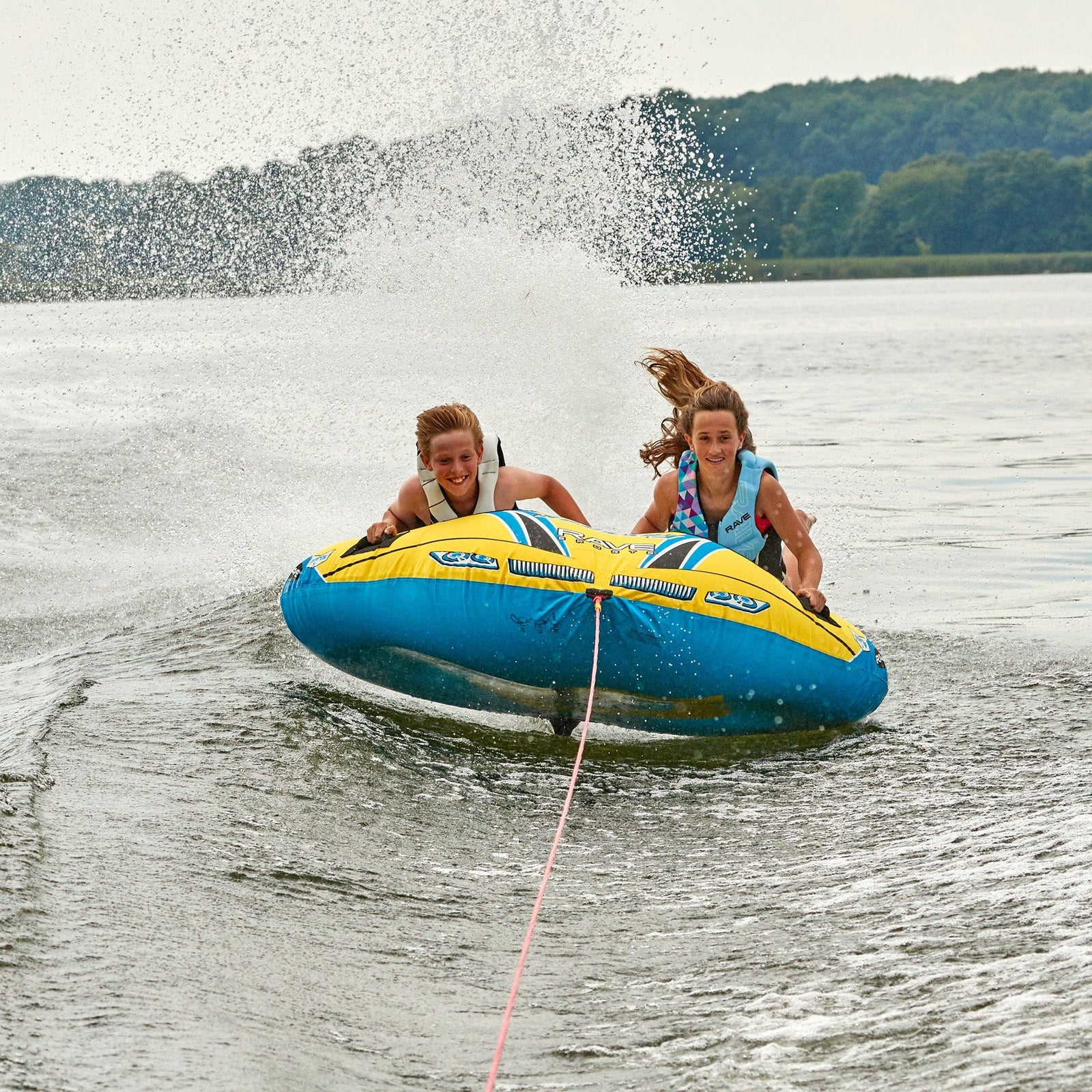 Towable Lake Tube with Tow Ropes & Air Pump. $27 Freight Included! outlet